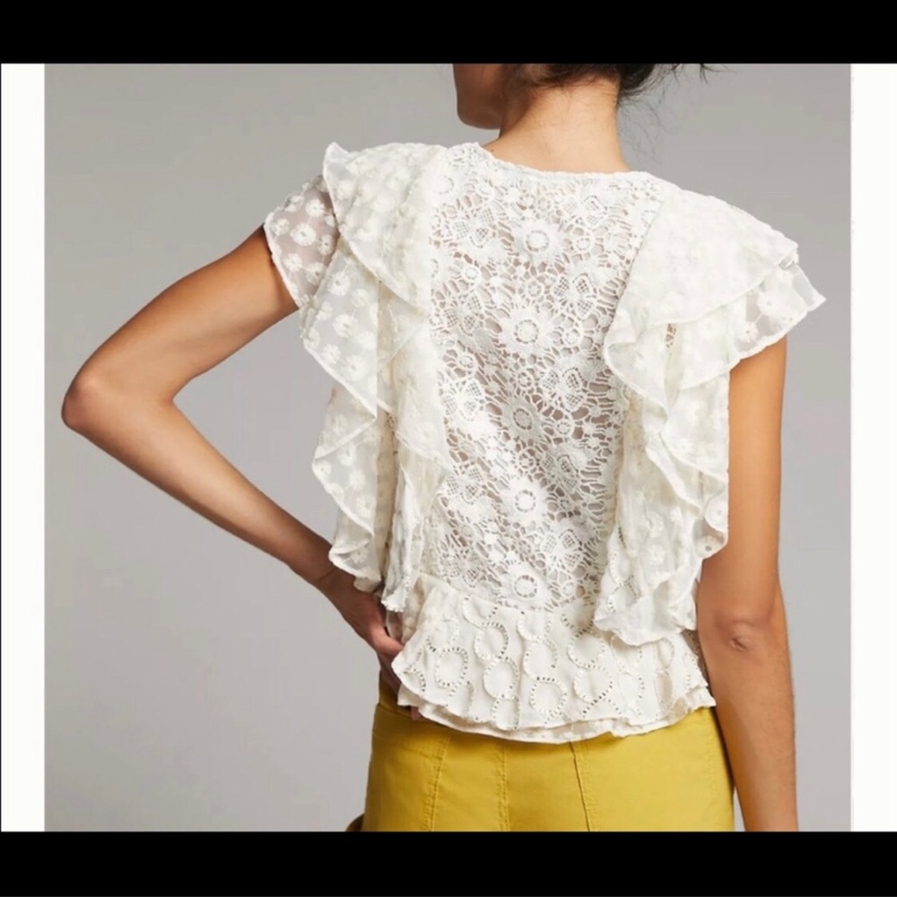 Anthropologie Verb Pallavi Shinhee ruffle top - Picture 2 of 3